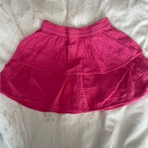 Crewcuts Bright Pink Tiered Skirt